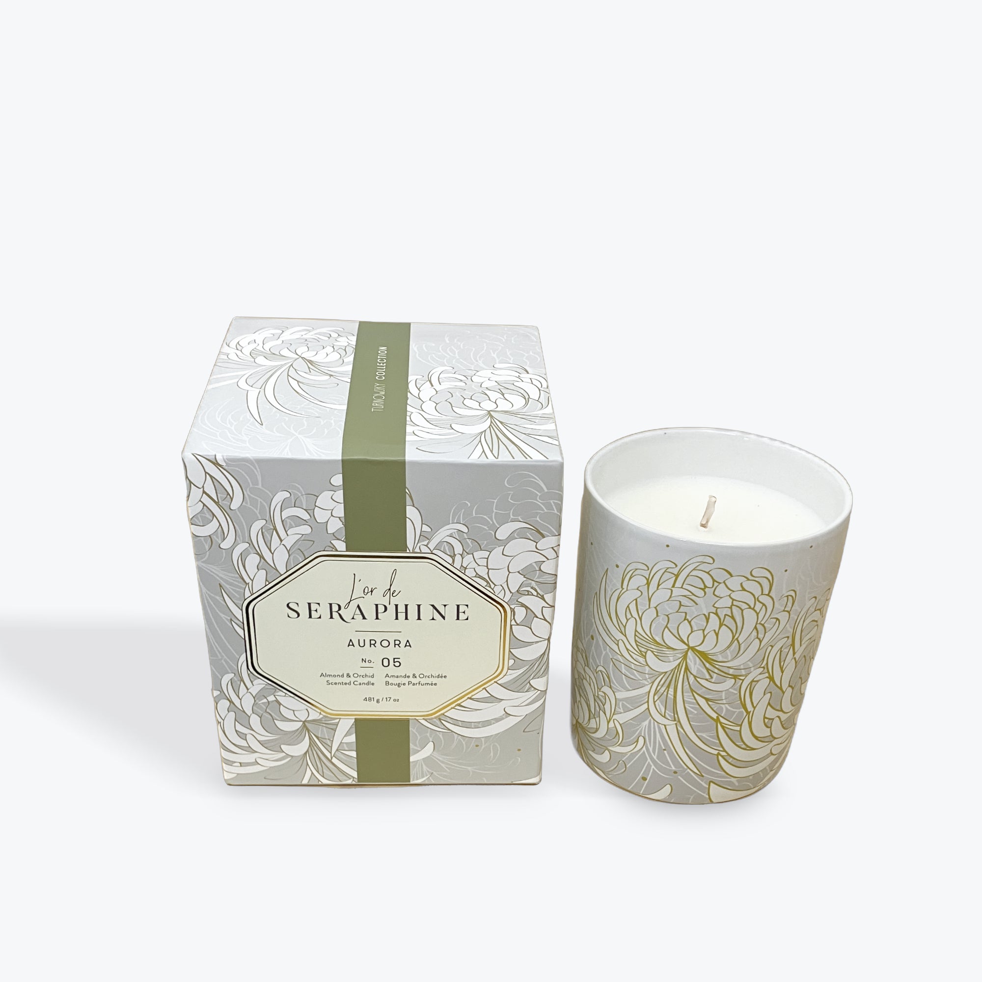 L or de Seraphine Premium Scented Candle Aurora No. 5 Savor the Flavor